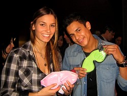 bronson pelletier with his dream essentials pink sleep mask.jpg