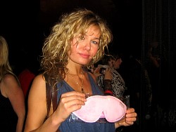kasia wolejnio with her dream essentials pink sleep mask.jpg